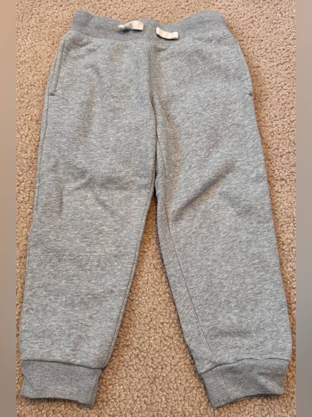The Children's Place Heather Gray Sweat Fleece Joggers size 5/6